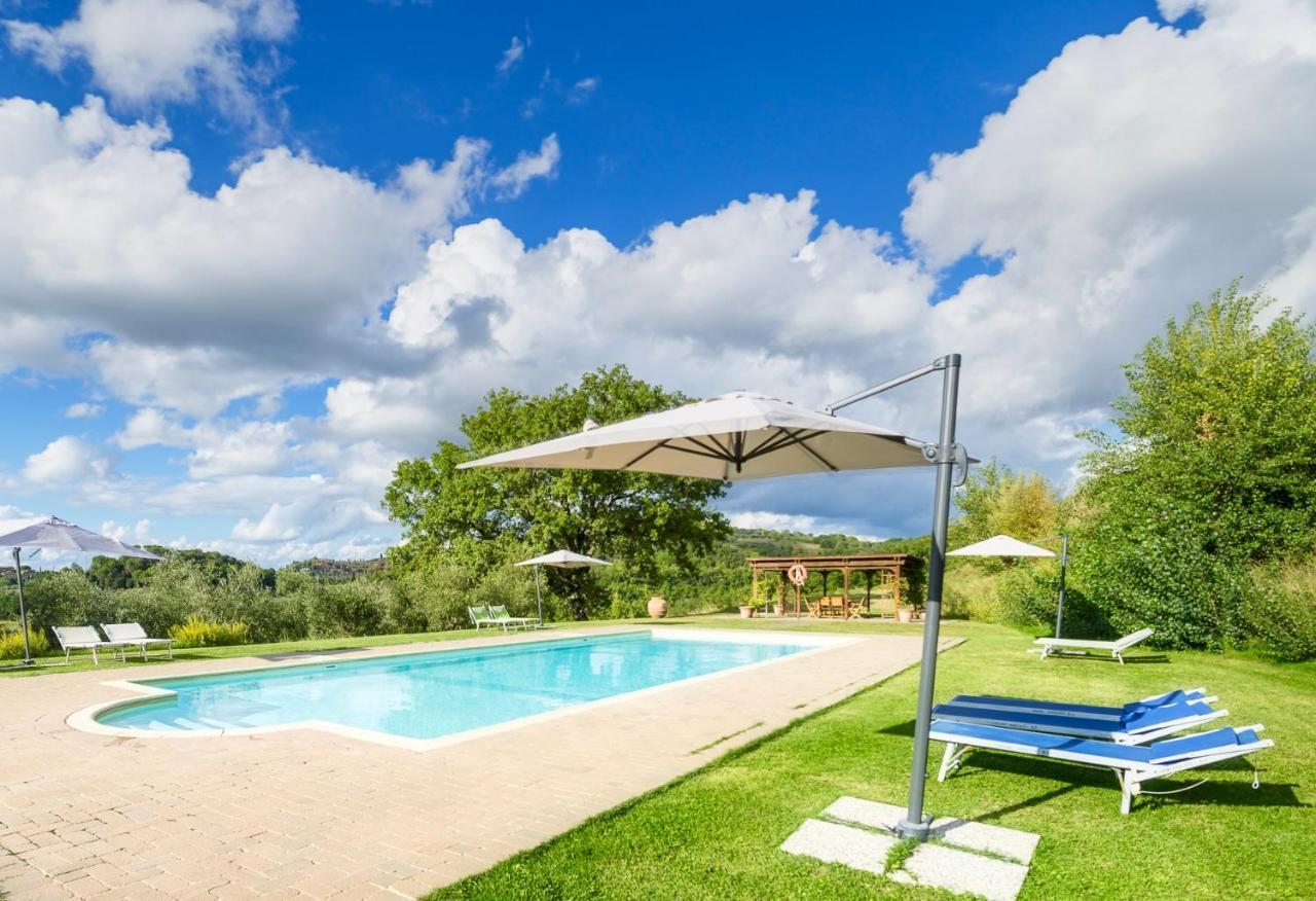 Casa Ora D'Oro - Panoramic Views / Pool / Private Garden Villa Trequanda Exterior foto