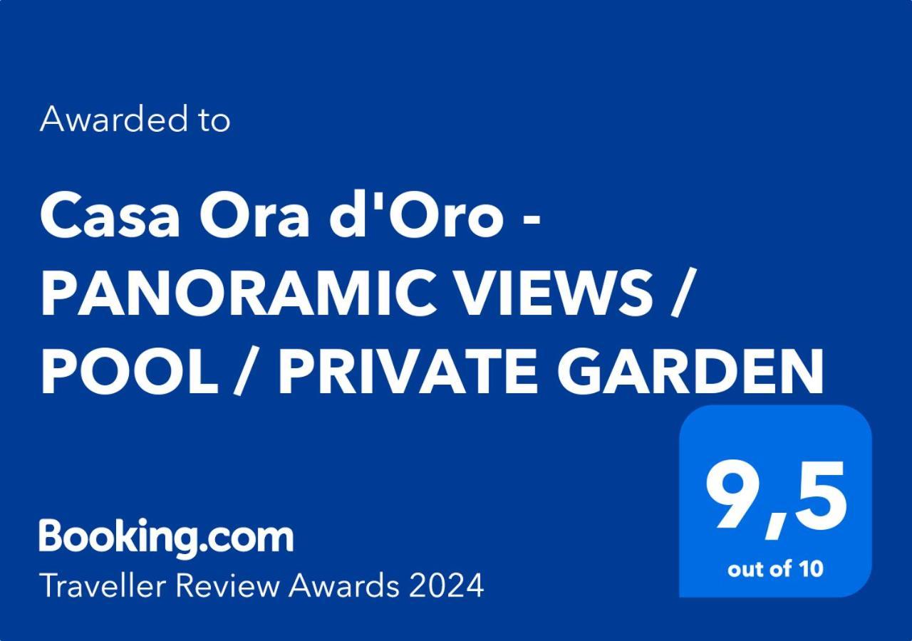 Casa Ora D'Oro - Panoramic Views / Pool / Private Garden Villa Trequanda Exterior foto